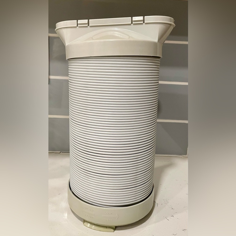 White and Gray Portable Air Conditioner Hose